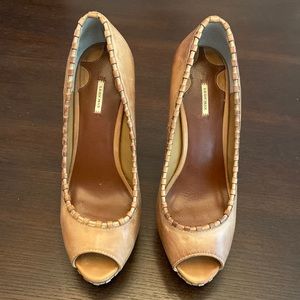 Leon Max Peep Toe Heels